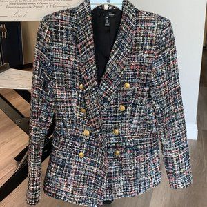 Aqua Tweed Blazer